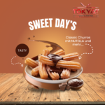 Churros Tasty Sweet Sweety Nutella Zimt & Zucker